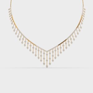 Dreams of Royalty Diamond Encrusted Necklace