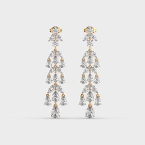 Sophia Love Diamond Drop Dangler Earrings