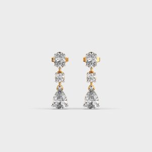 Heavens Song Diamond Drop Earrings