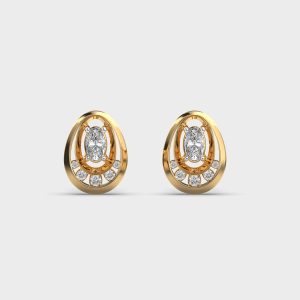 Eterna Oval Diamond Earstuds