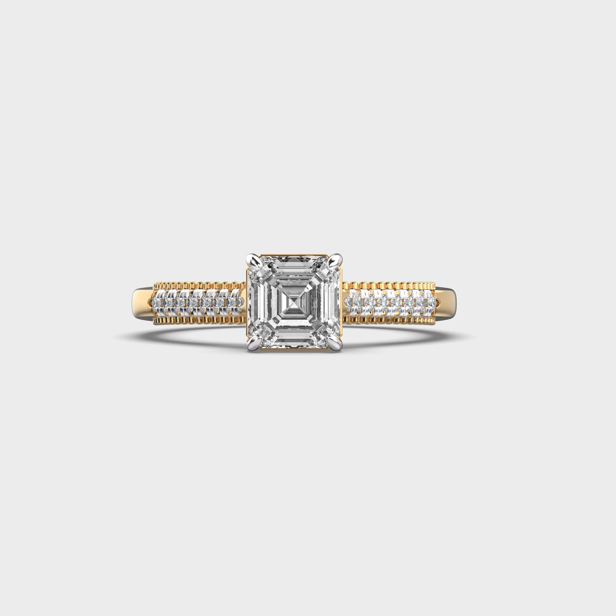 Squared Together Forever Diamond Ring