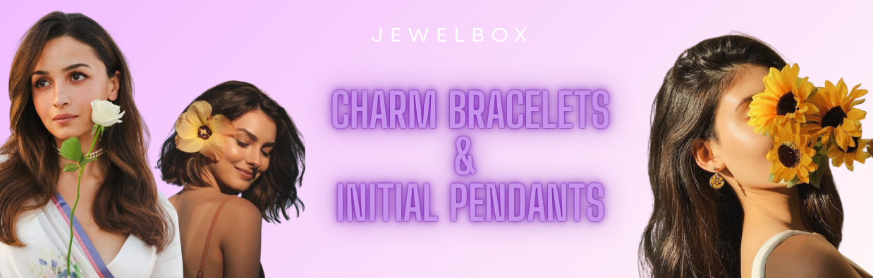 Charm Bracelets Initial Pendants Blog Banner 1