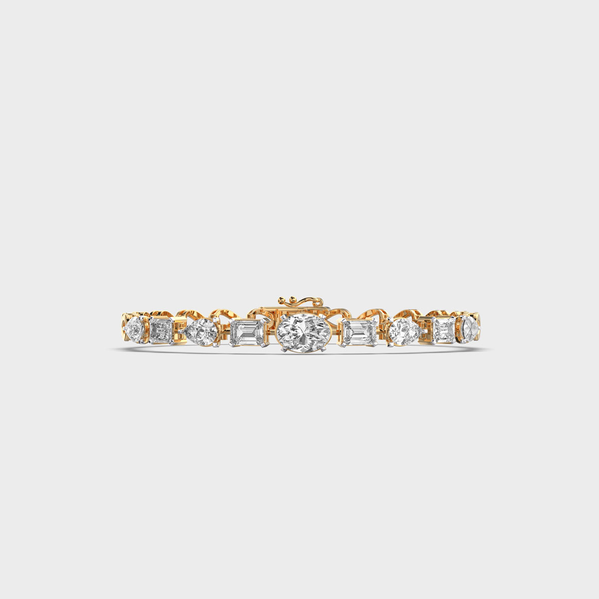 Stylish Clustered Diamond Bracelet for Women