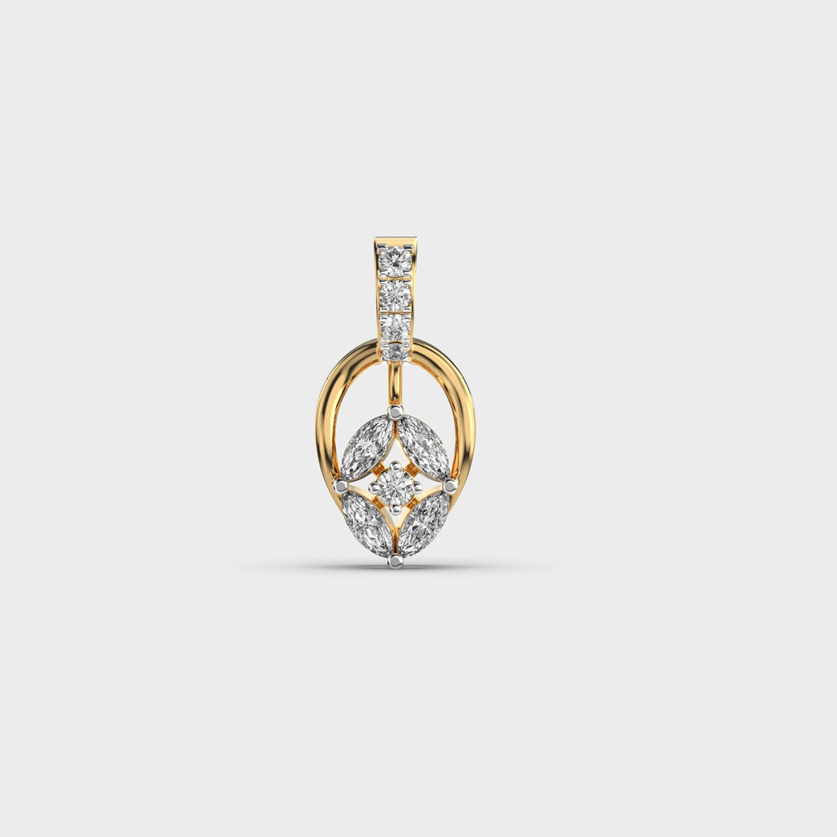 Breaming Pride Diamond Pendant (Without Chain)