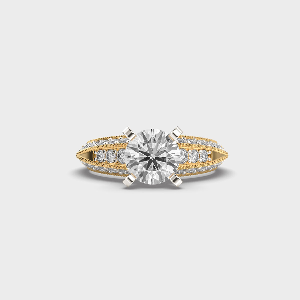 Gleaming Starlight Of Sky Diamond Ring