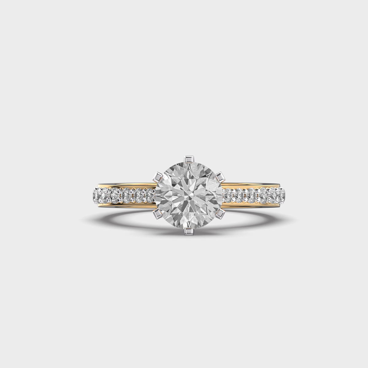 Charming Love's Crown Diamond Ring