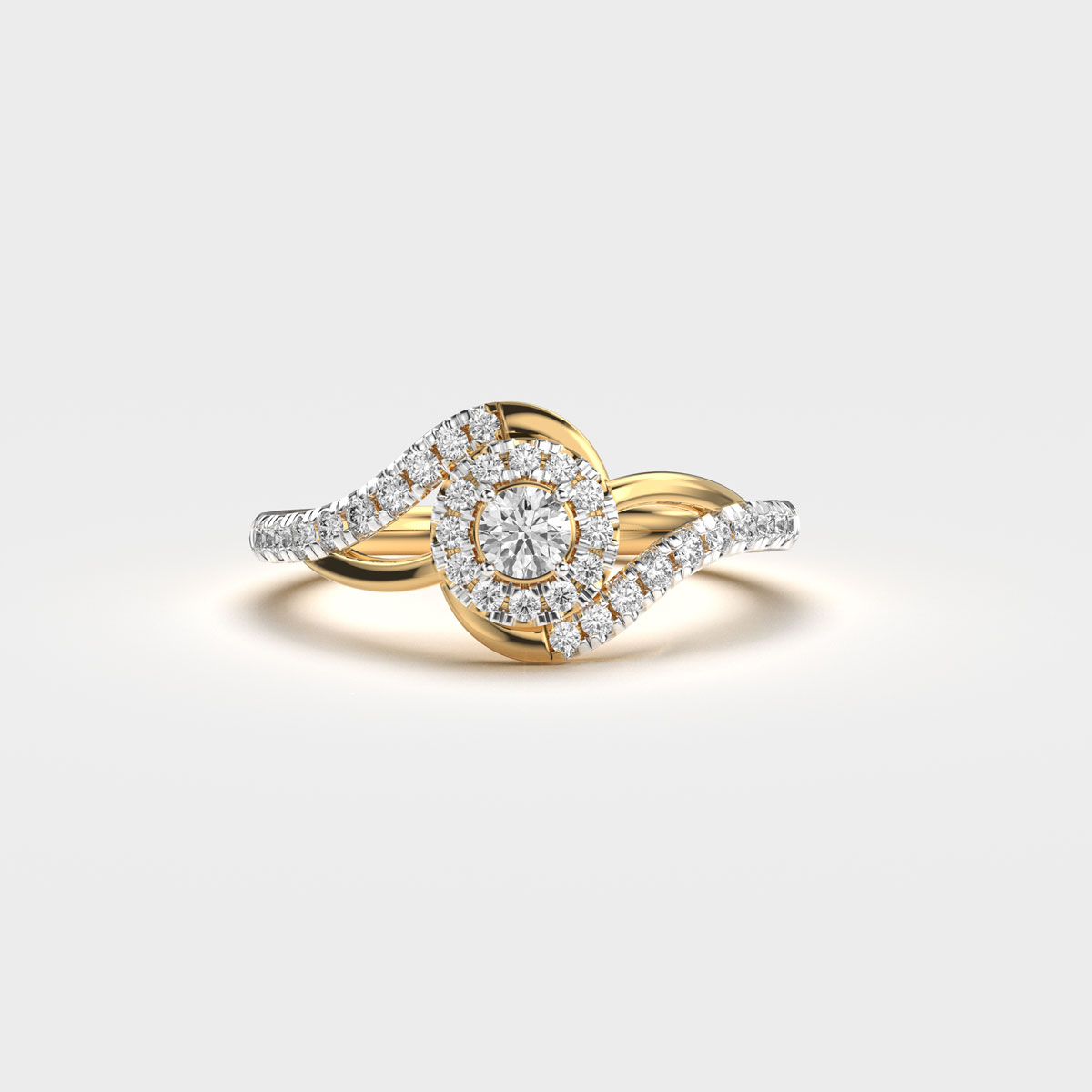 Gem Upon Sea Diamond Ring