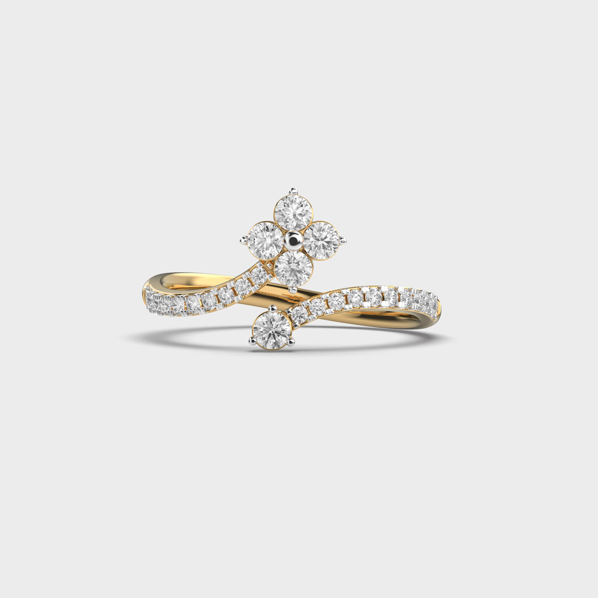 Promise of a Flower Diamond Ring