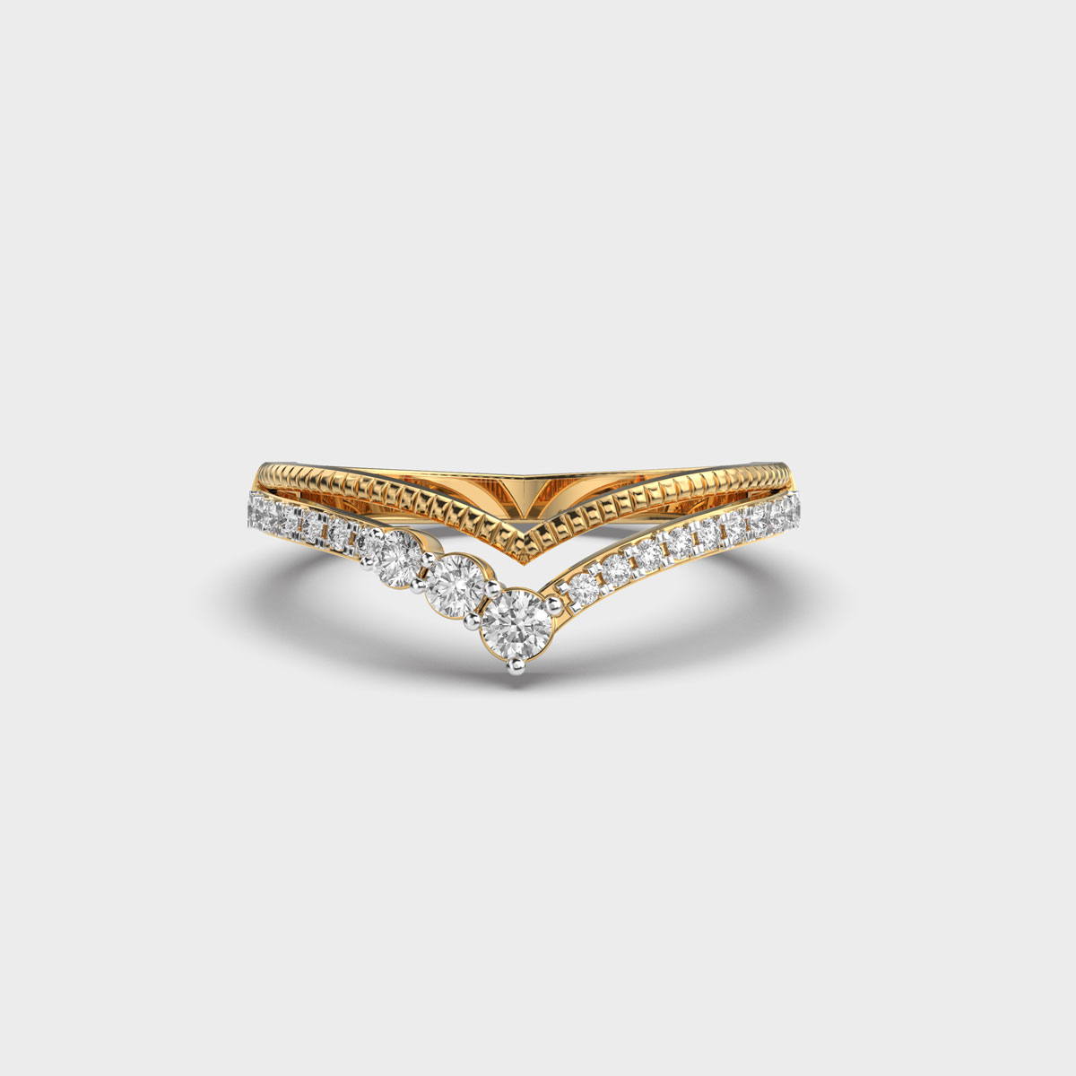 Gleaming Dreamy Vanki Diamond Ring