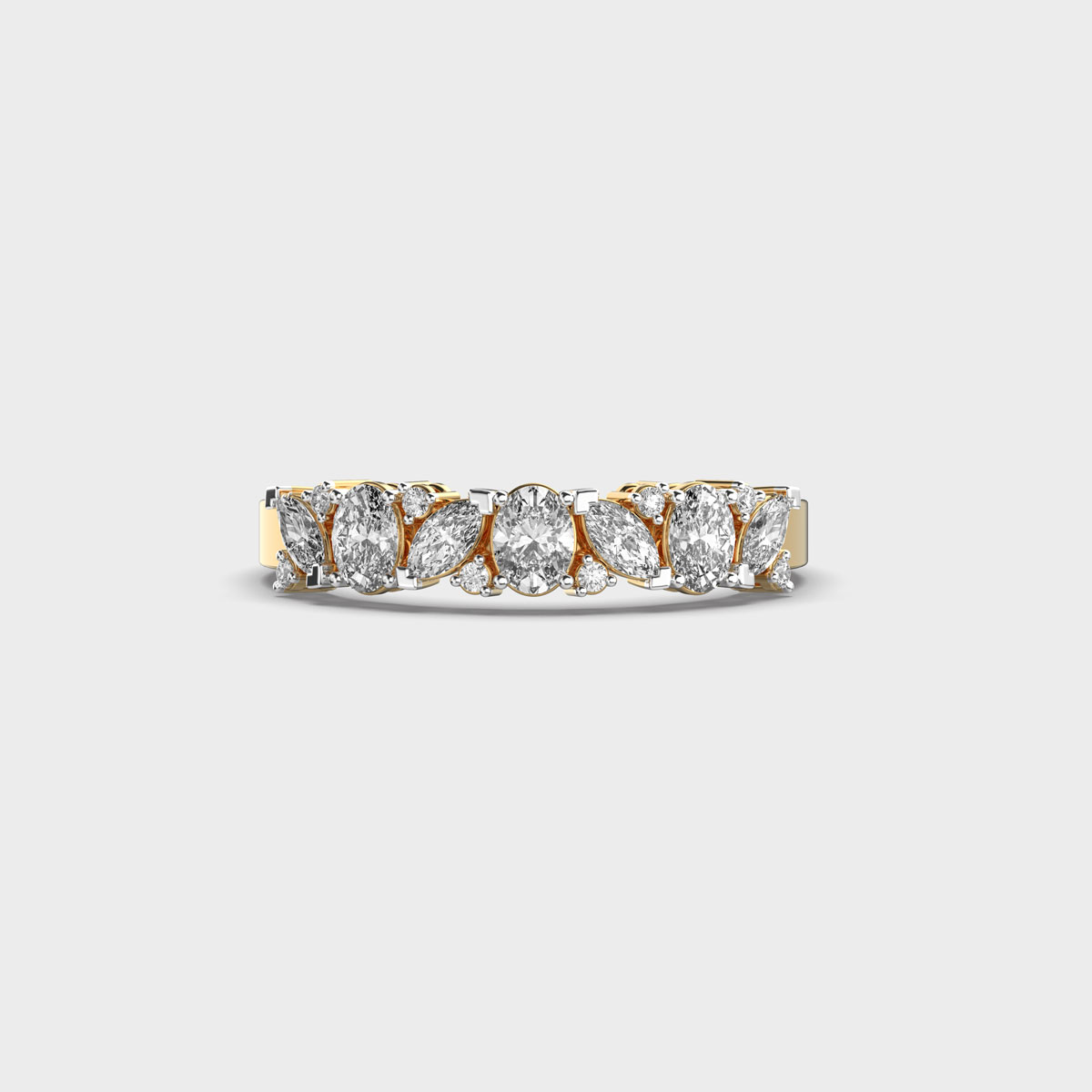 Pretty Vine Stackable Diamond Ring