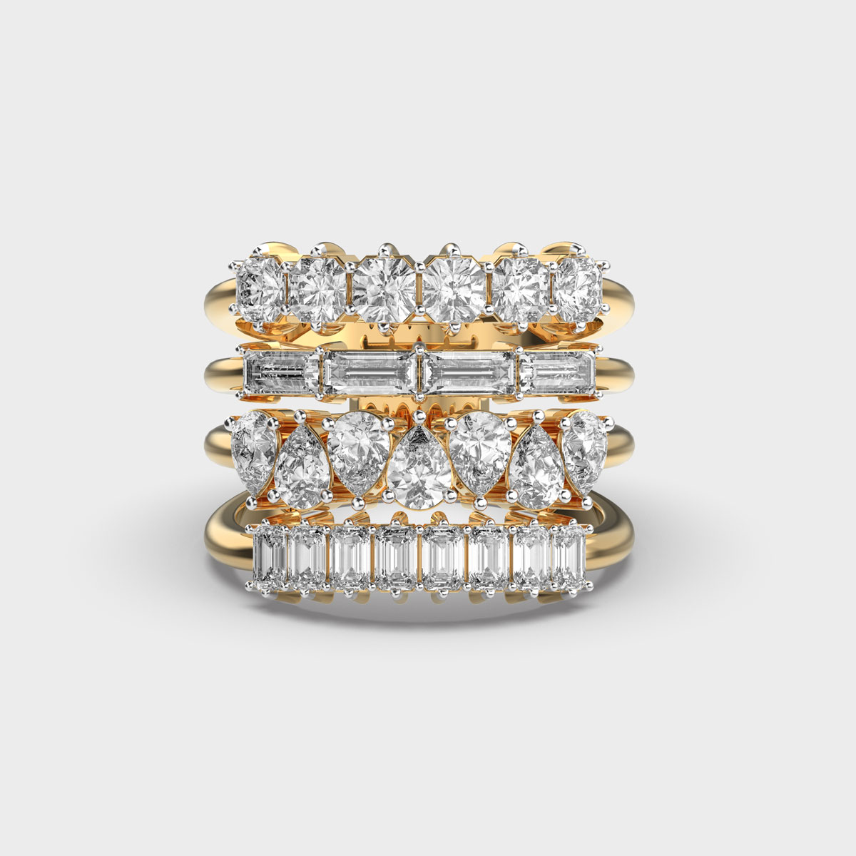 Affair In Twilight Cocktail Diamond Ring