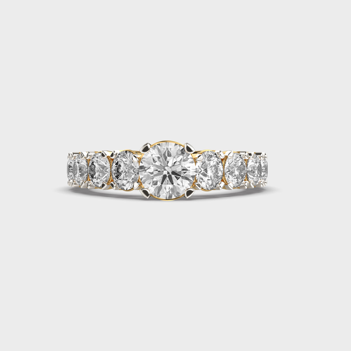 Classic Round Cut Diamond Ring
