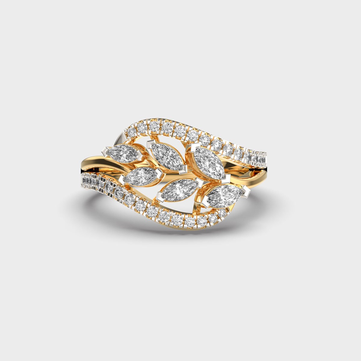 Ivy Vine Diamond Ring