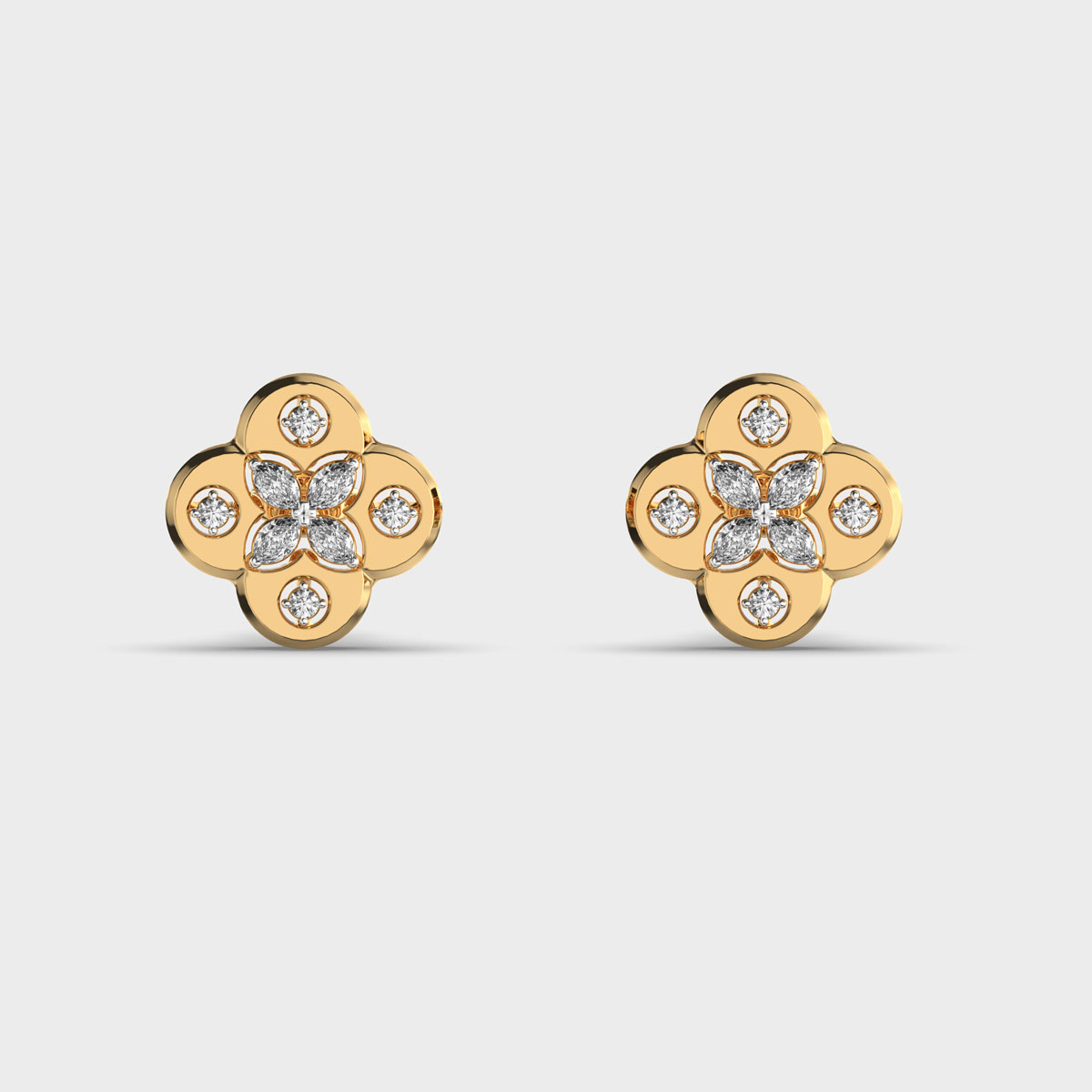 Gracious Bloom Diamond Earstuds