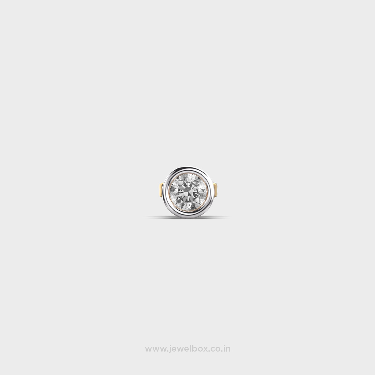 True Appeal Round Diamond Stud For Men