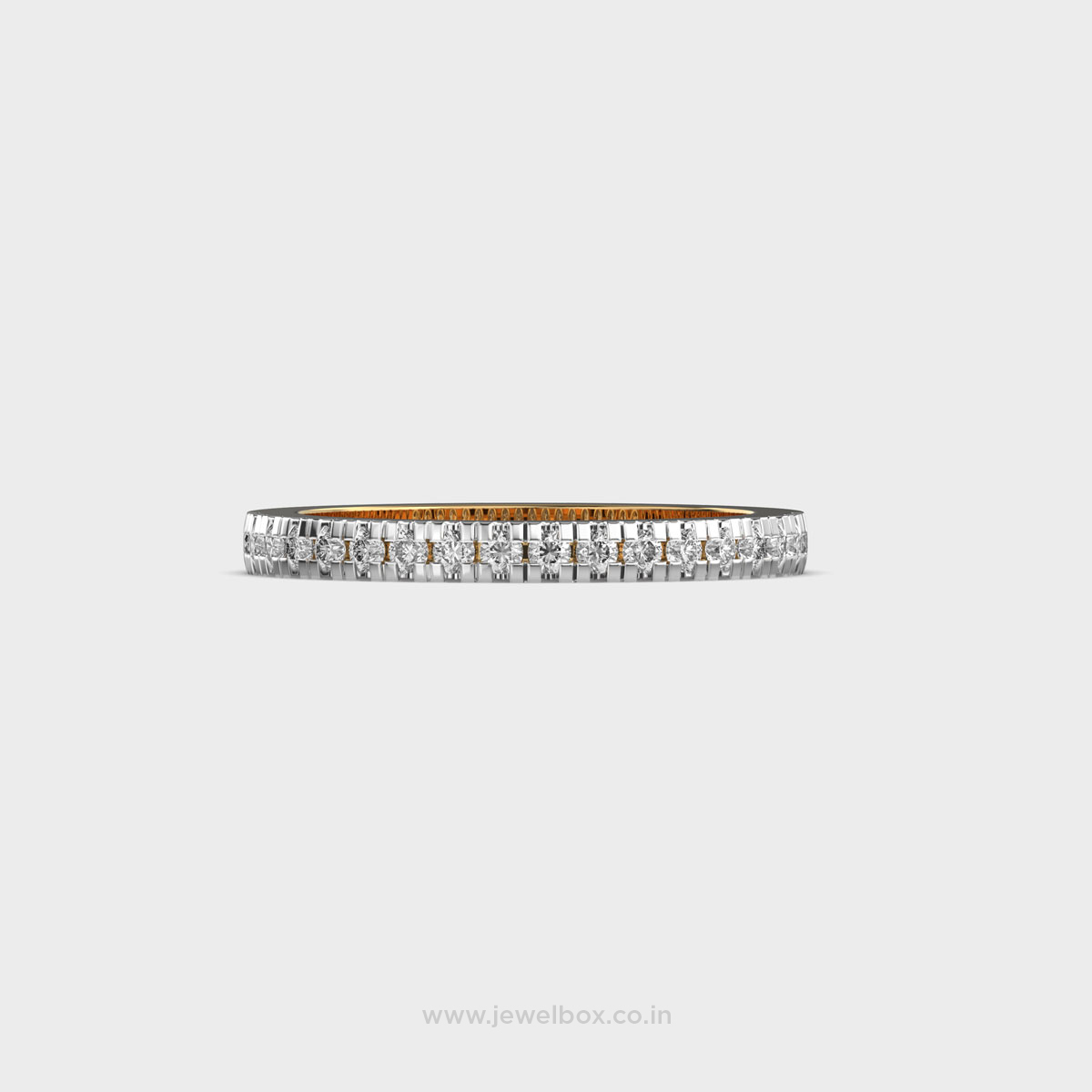 Diamond Encrusted Stackable Band Ring