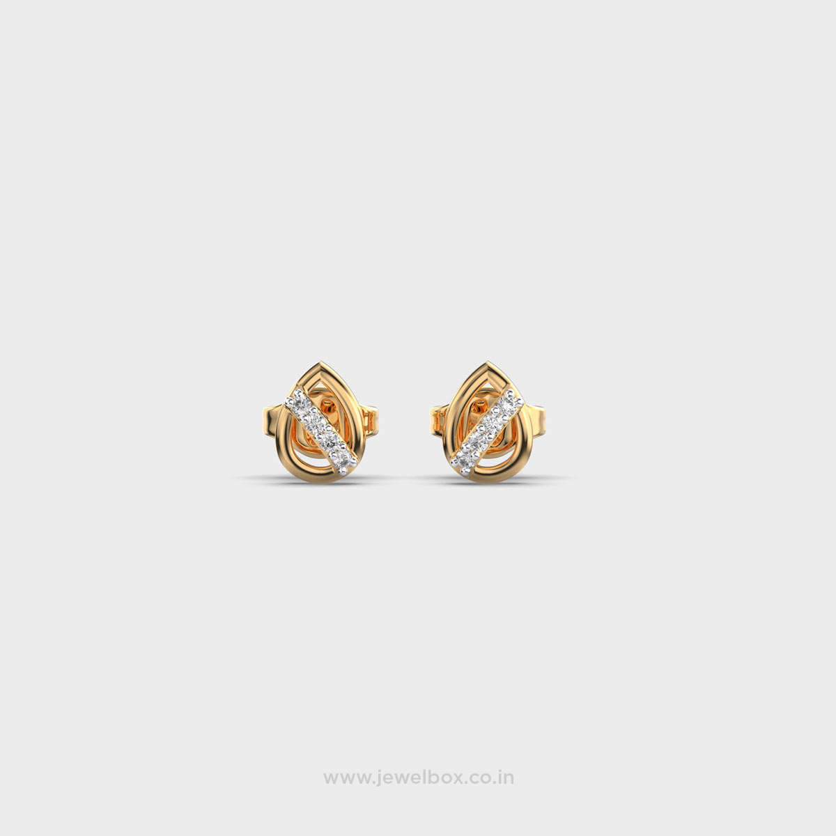 Dainty Brienne Diamond Ear Studs