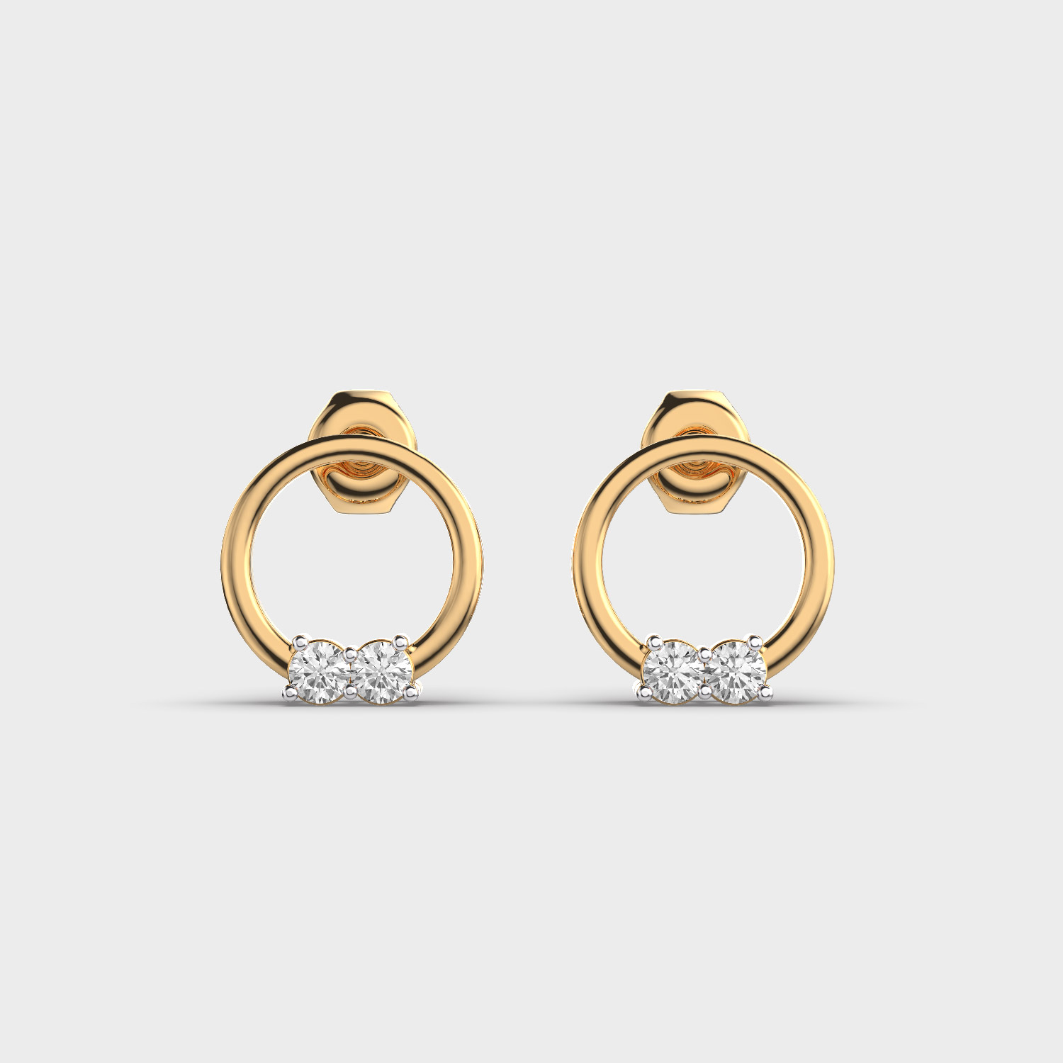 Arctic Light Glint Diamond Earrings