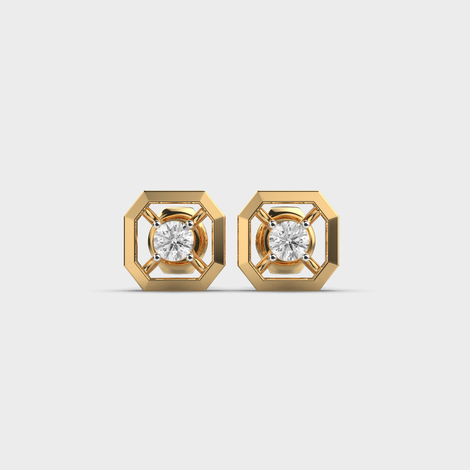 Quaint Boxed Sparkle Diamond Studs