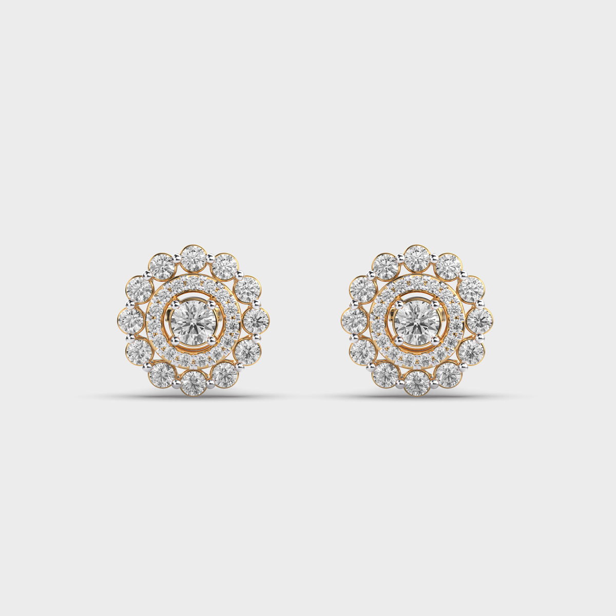 Pristine Marigold Diamond Earrings