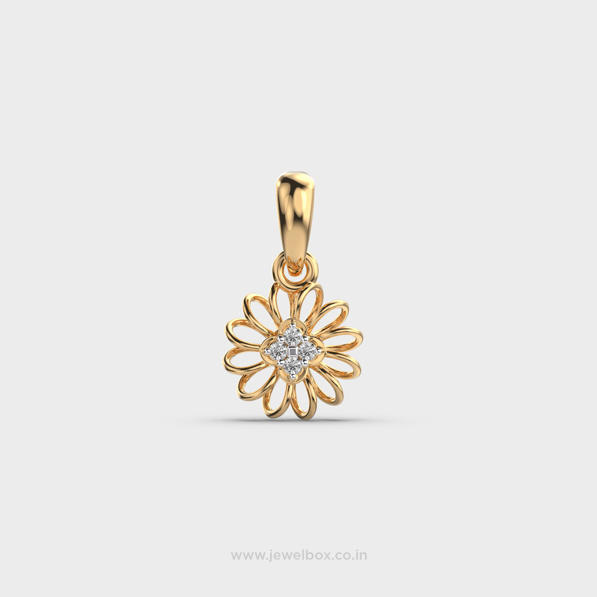 Solara Belle Diamond Pendant (Without Chain)