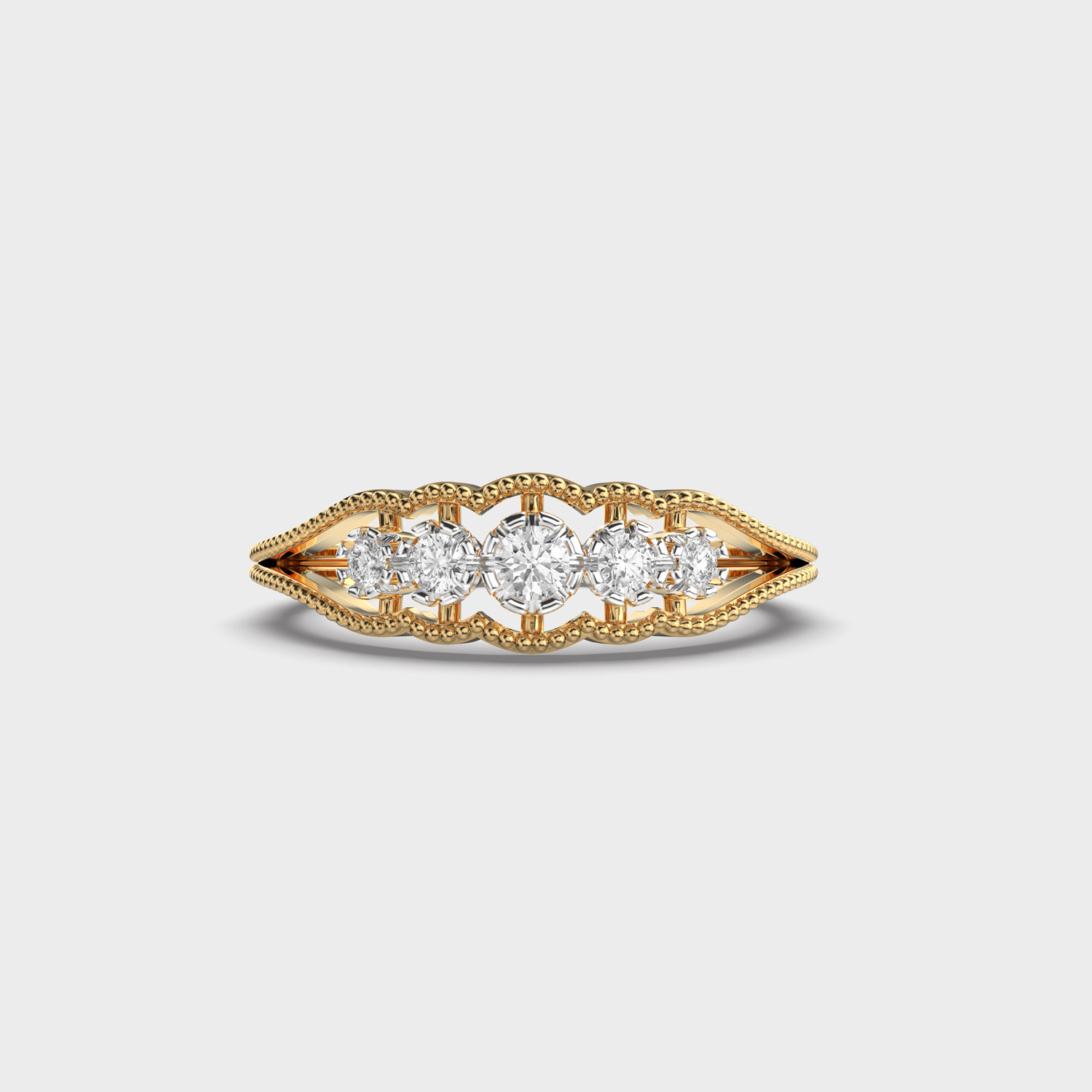 Glimmering Contessa Lustre Diamond Ring