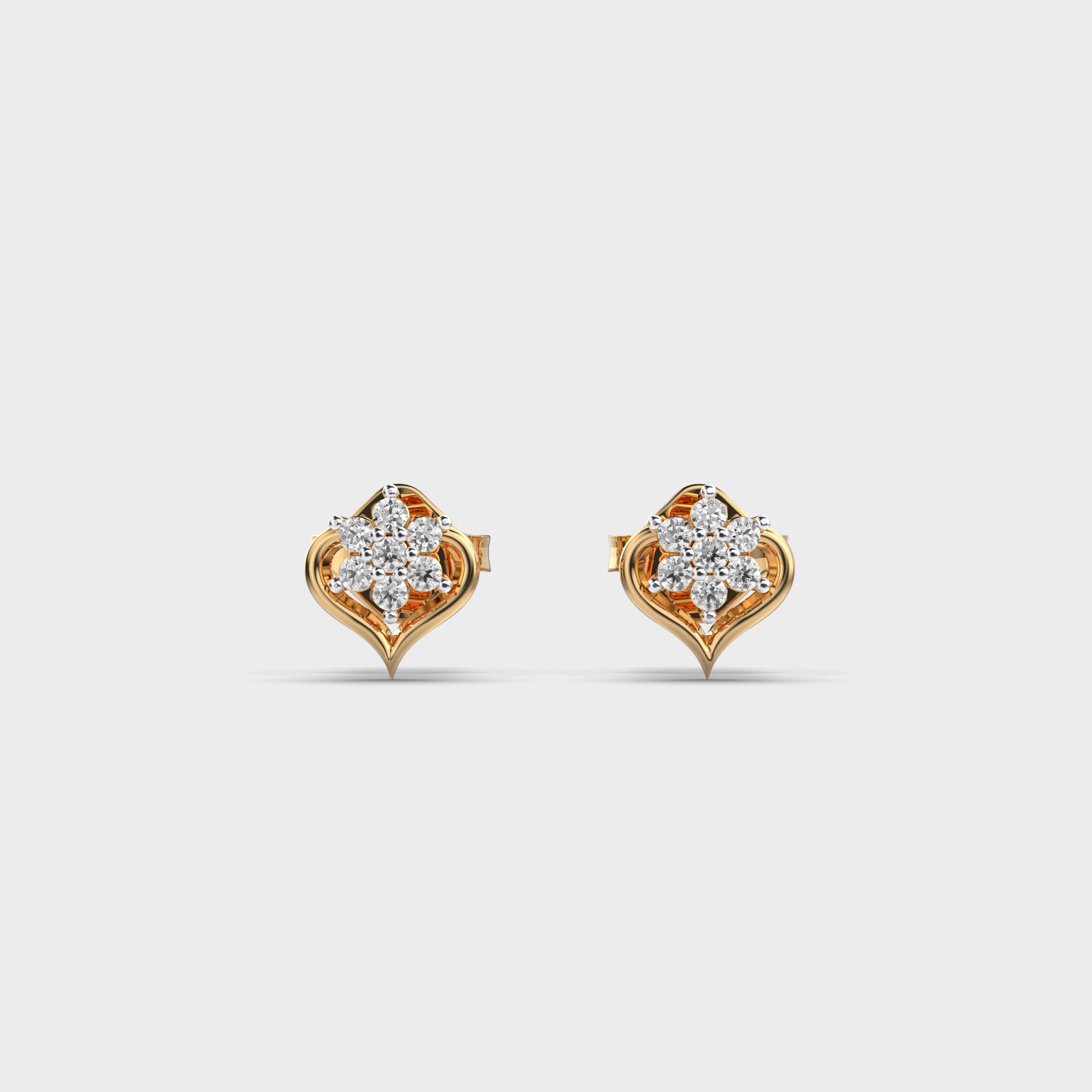 Blossom Love Drop Diamond Studs