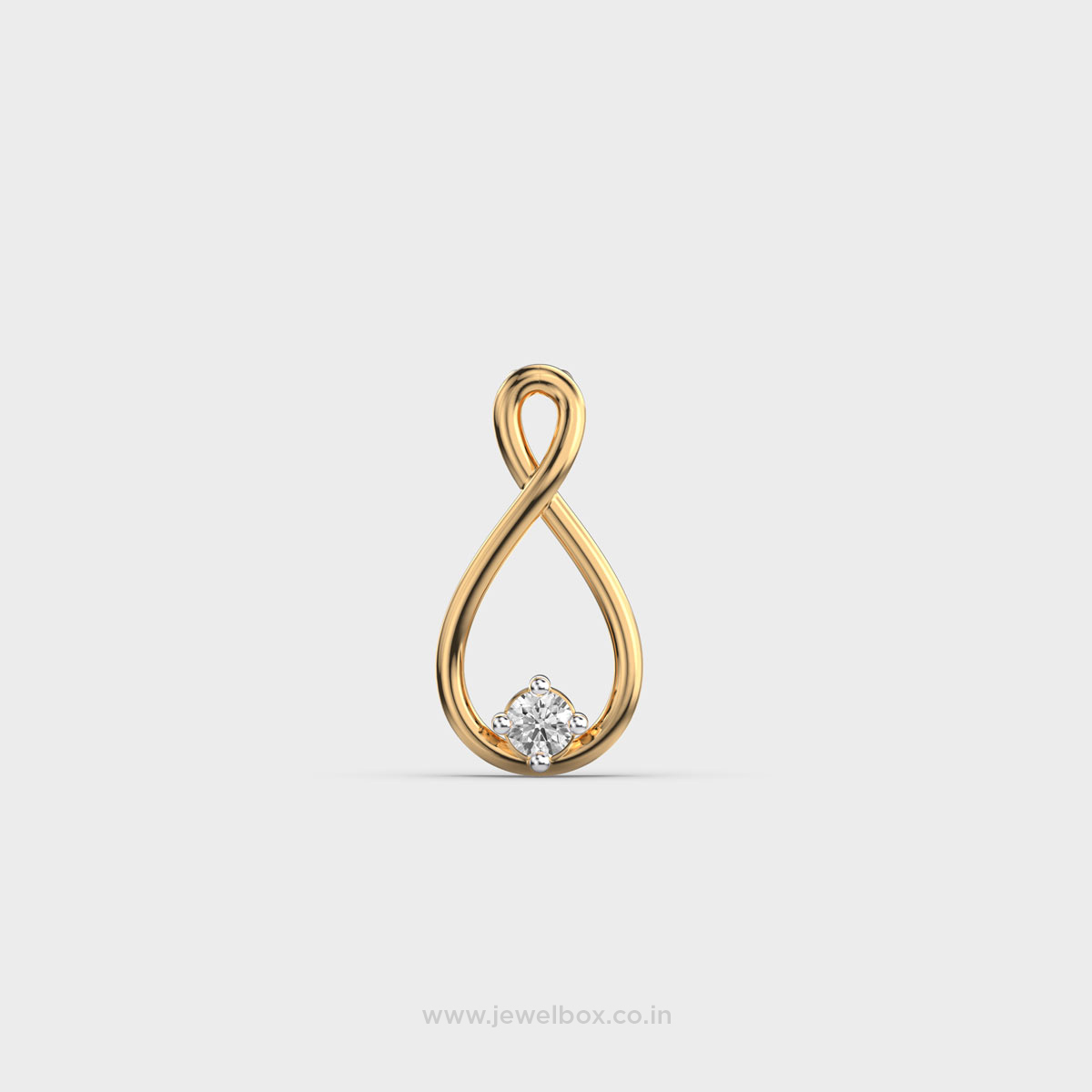 Fleur de Minuit Diamond Pendant (Without Chain)