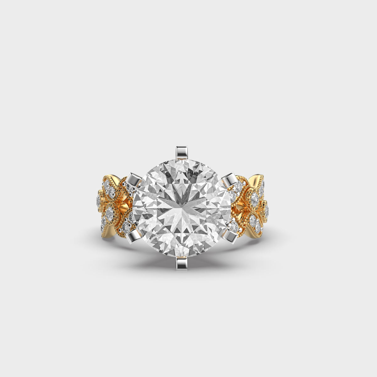Bejewelled Blooming Blossom Diamond Ring