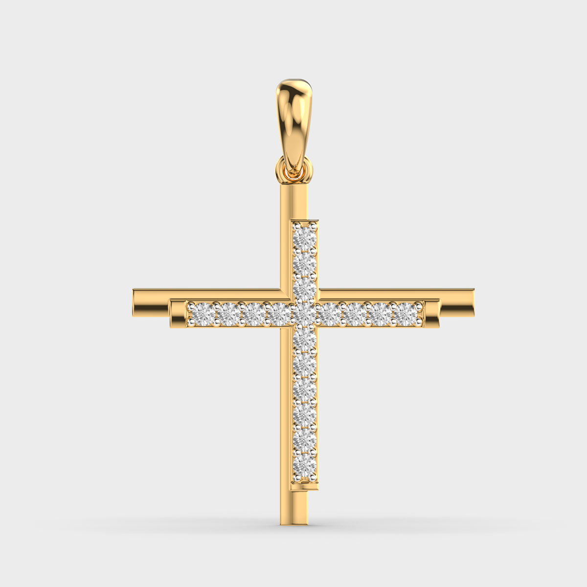 Jesus Of Nazareth Diamond Pendant (Without Chain)