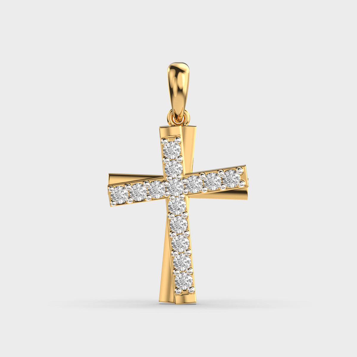 Christ is My Saviour Diamond Pendant (Without Chain)