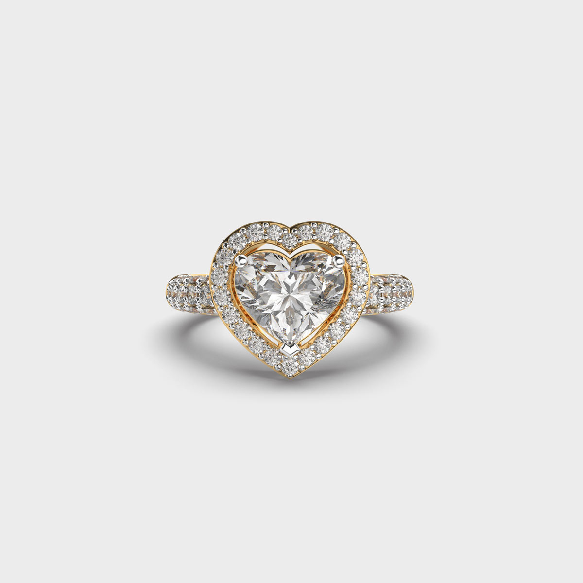 Valentine's Heart Diamond Ring