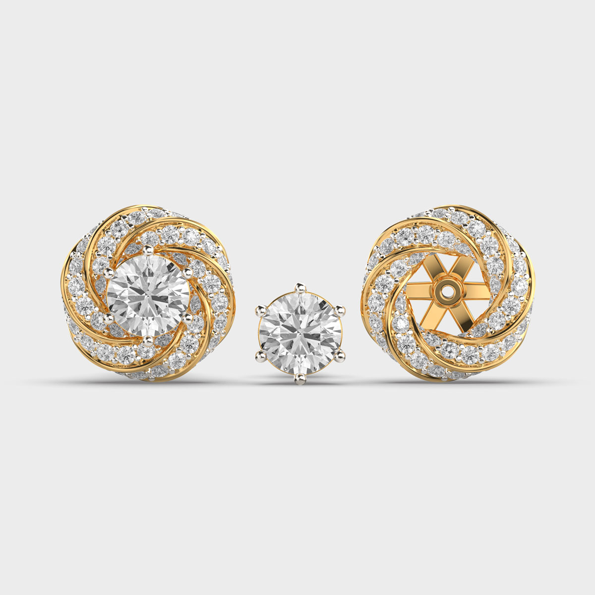 Flexia Convertible Diamond Earrings