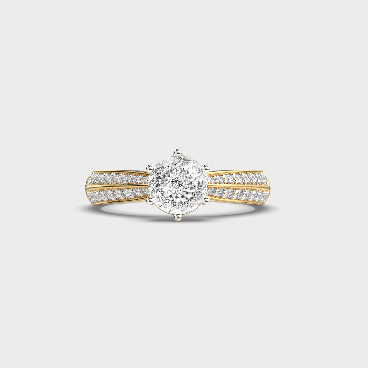 Lusitano Glow Portuguese Cut Diamond Ring