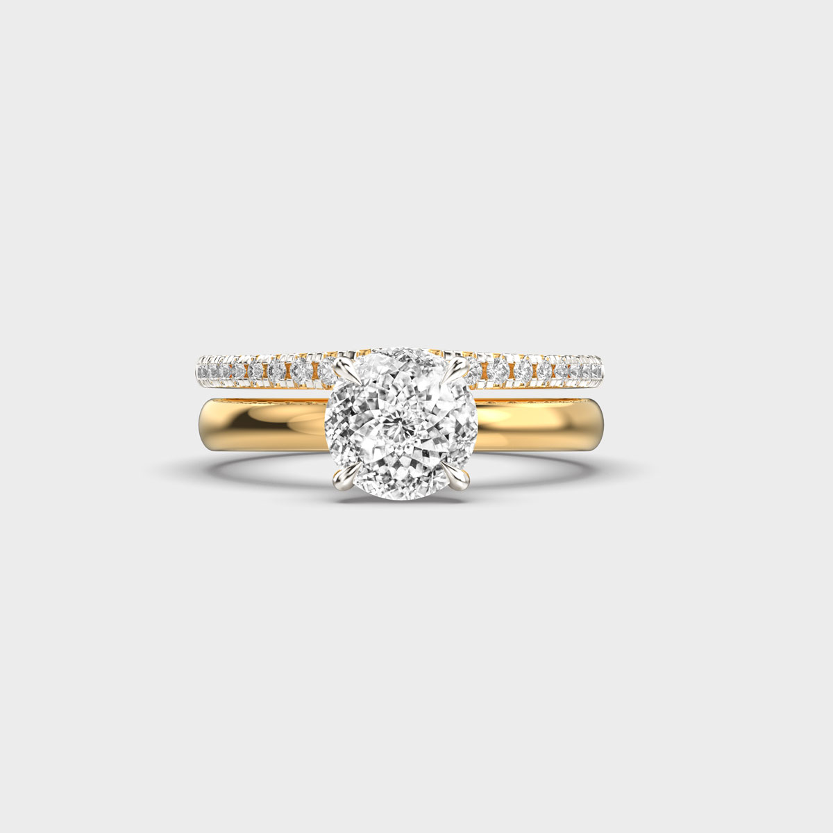 It Is a Yes Portuguese Cut Diamond Ring