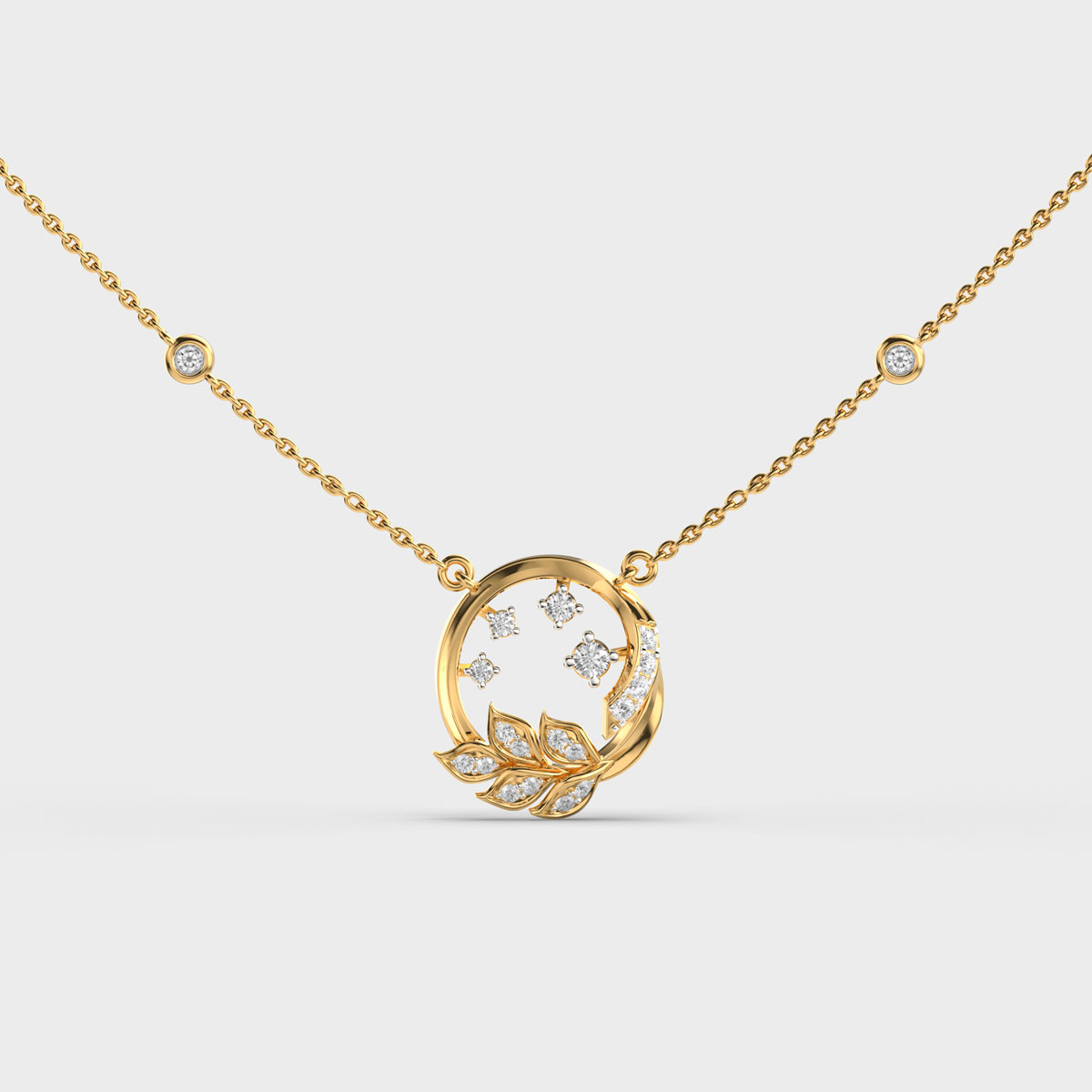 Basket of Blooms Diamond Necklace