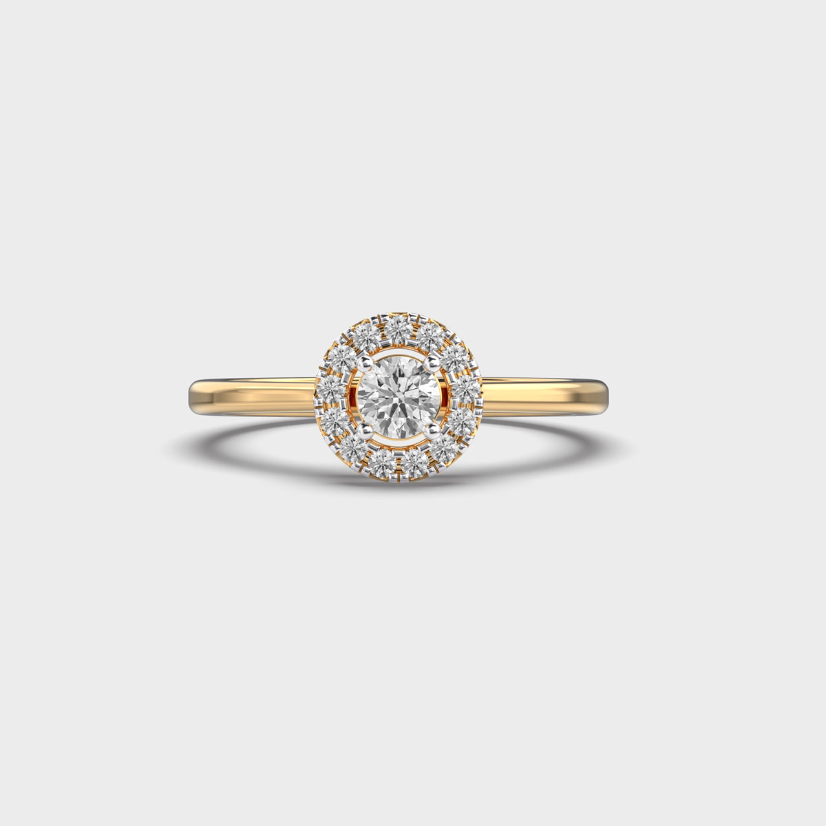 Eugenia Diamond Encrusted Halo Ring
