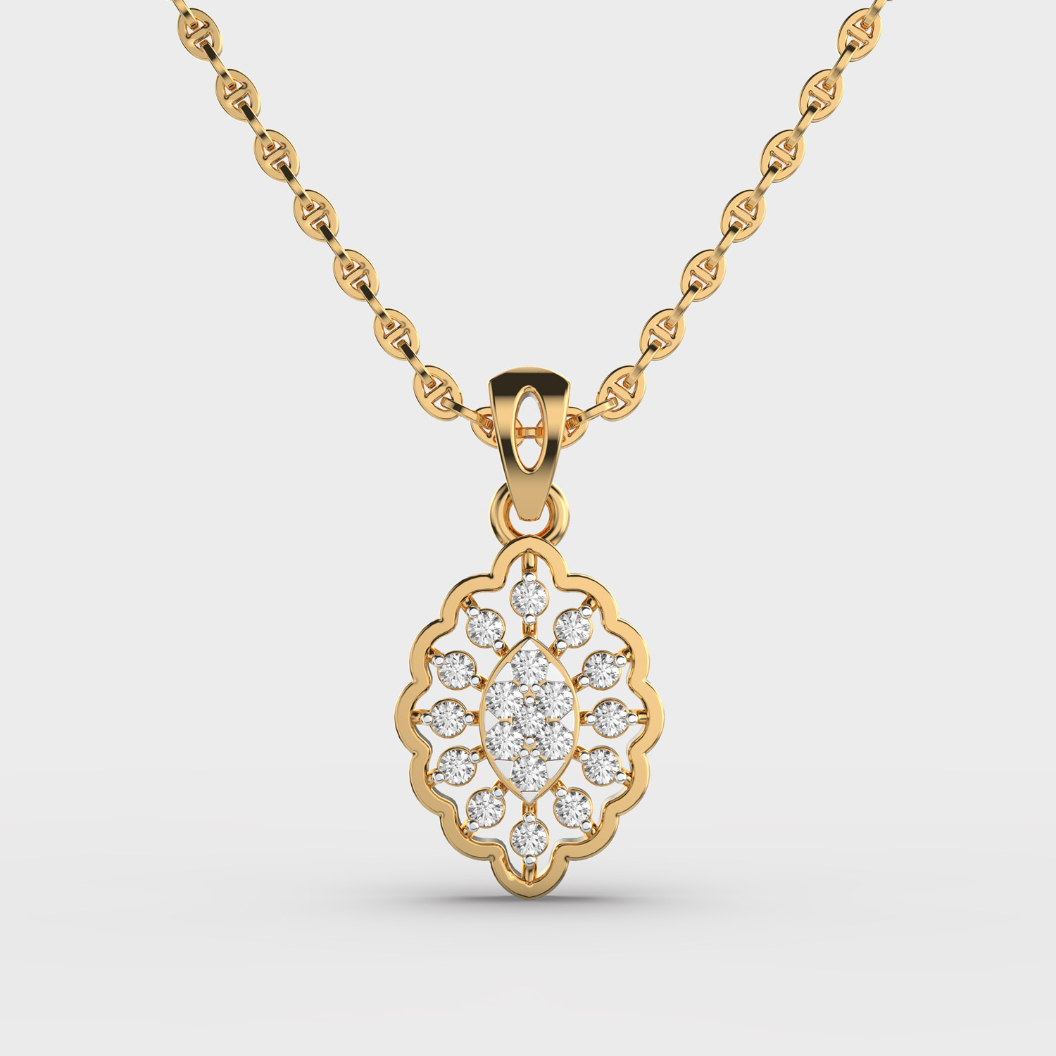 Solarique Elegance Diamond Pendant