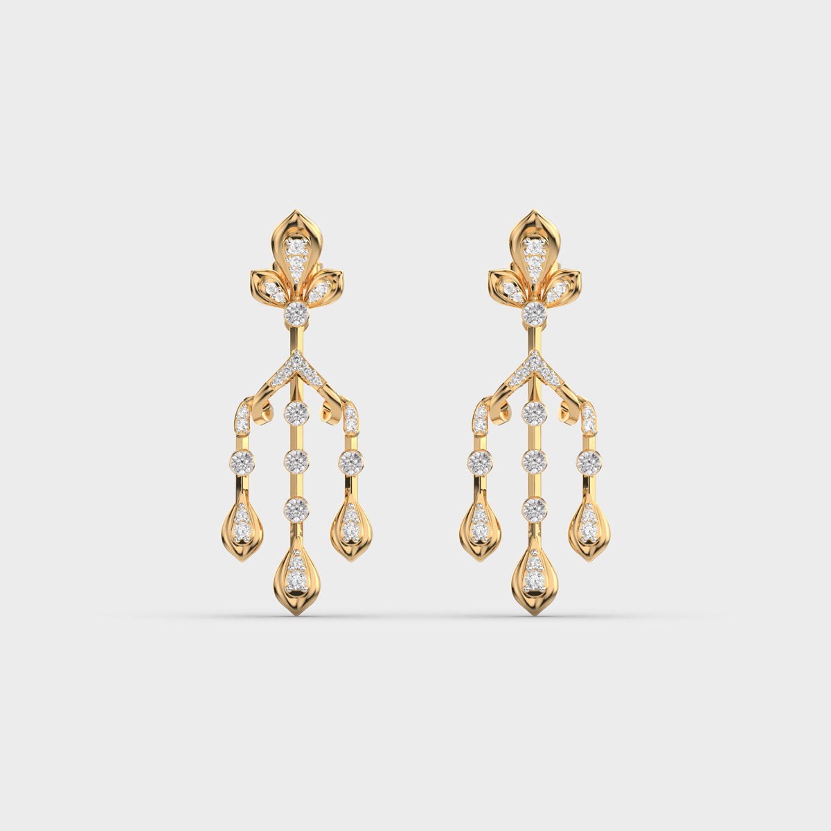 Queen’s Poise Diamond Earrings