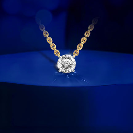 Classic Solitaire Padma Cut Diamond Pendant (With Chain)