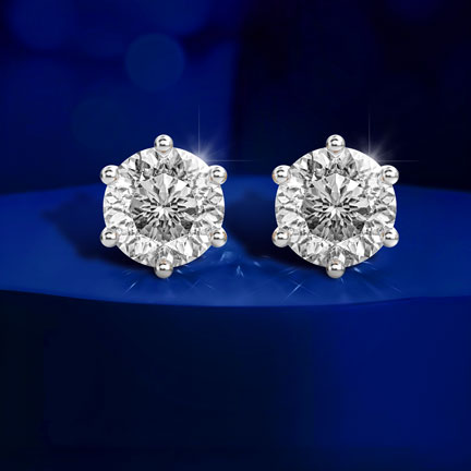 Petite Glory Padma Cut Diamond Studs