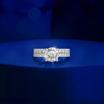 Gorgeous Double Band Padma Cut Ring