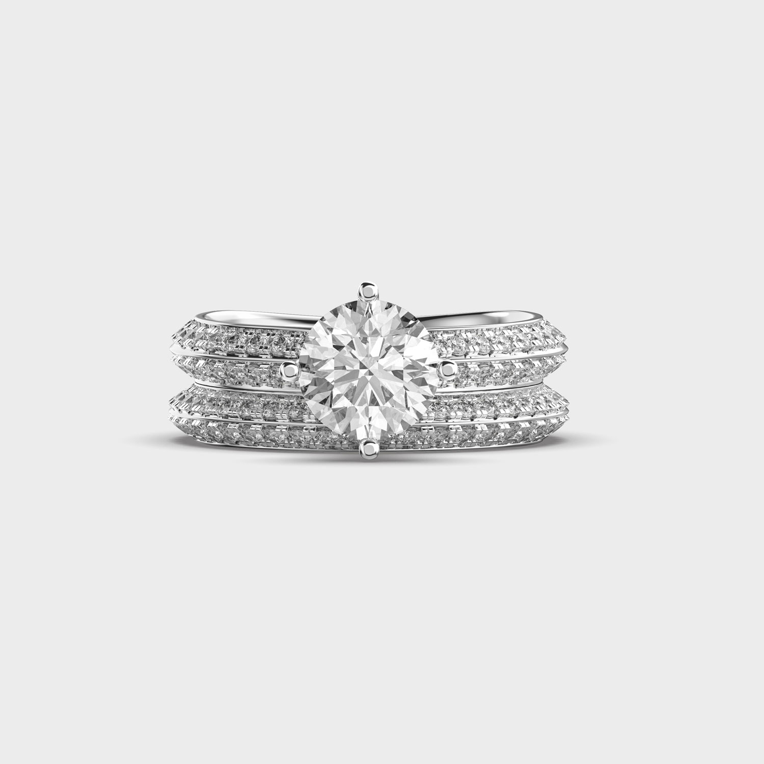 Chunky Star Diamond Ring
