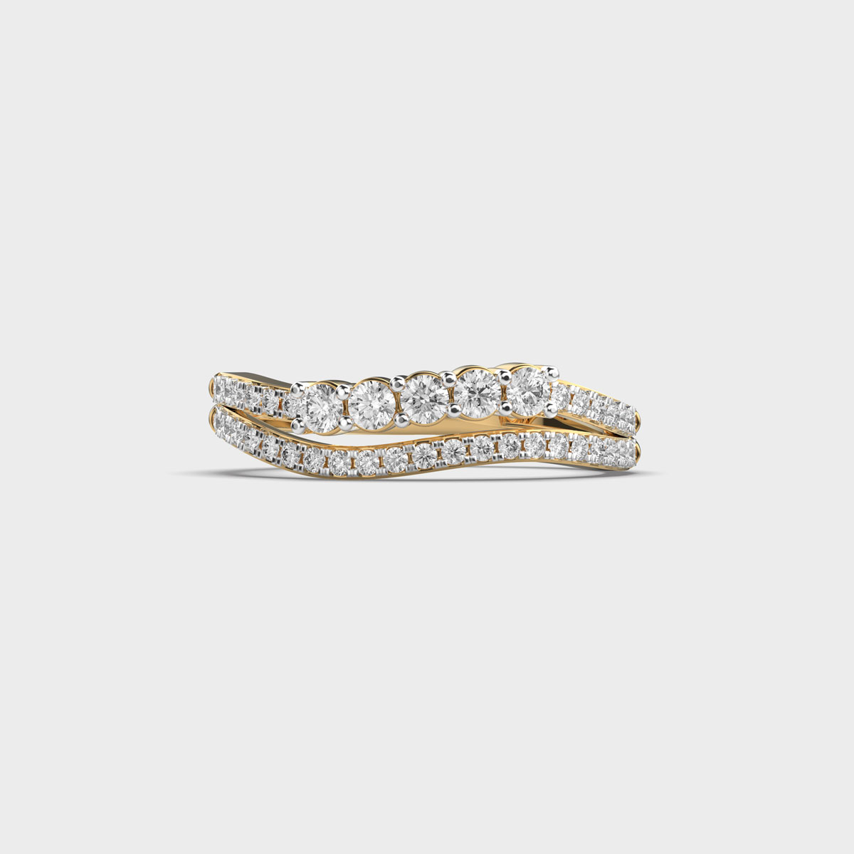 Wave Of Promise Diamond Ring