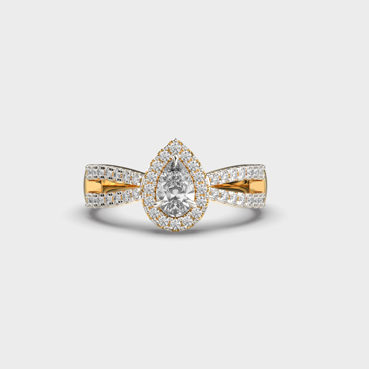 Shimmering Tiara Diamond Crown Ring