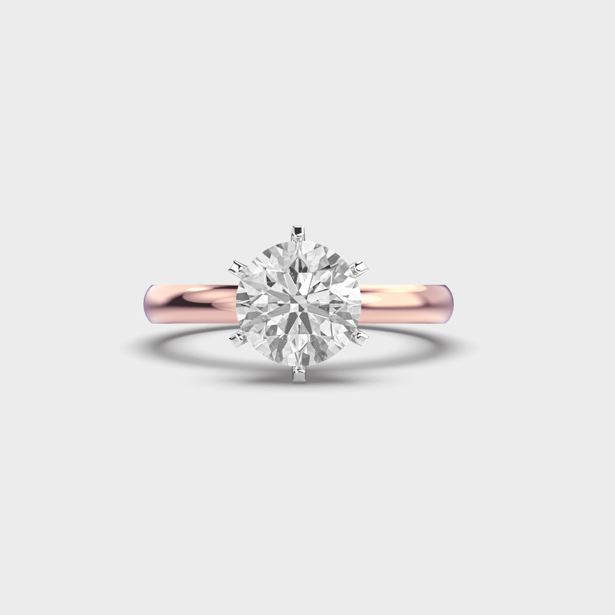 Regal Solitaire Radiance Diamond Ring