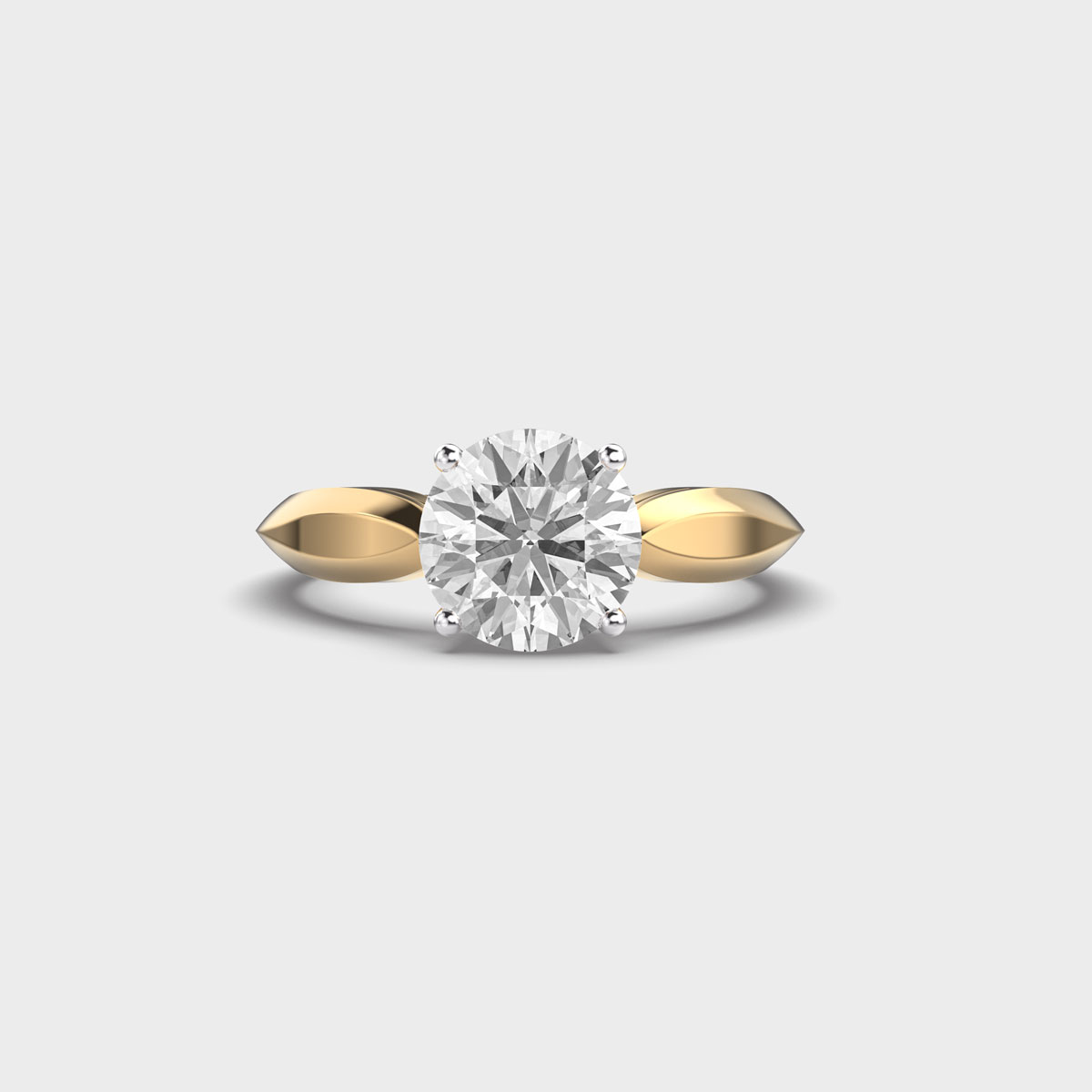 Be Different Round Cut Diamond Ring