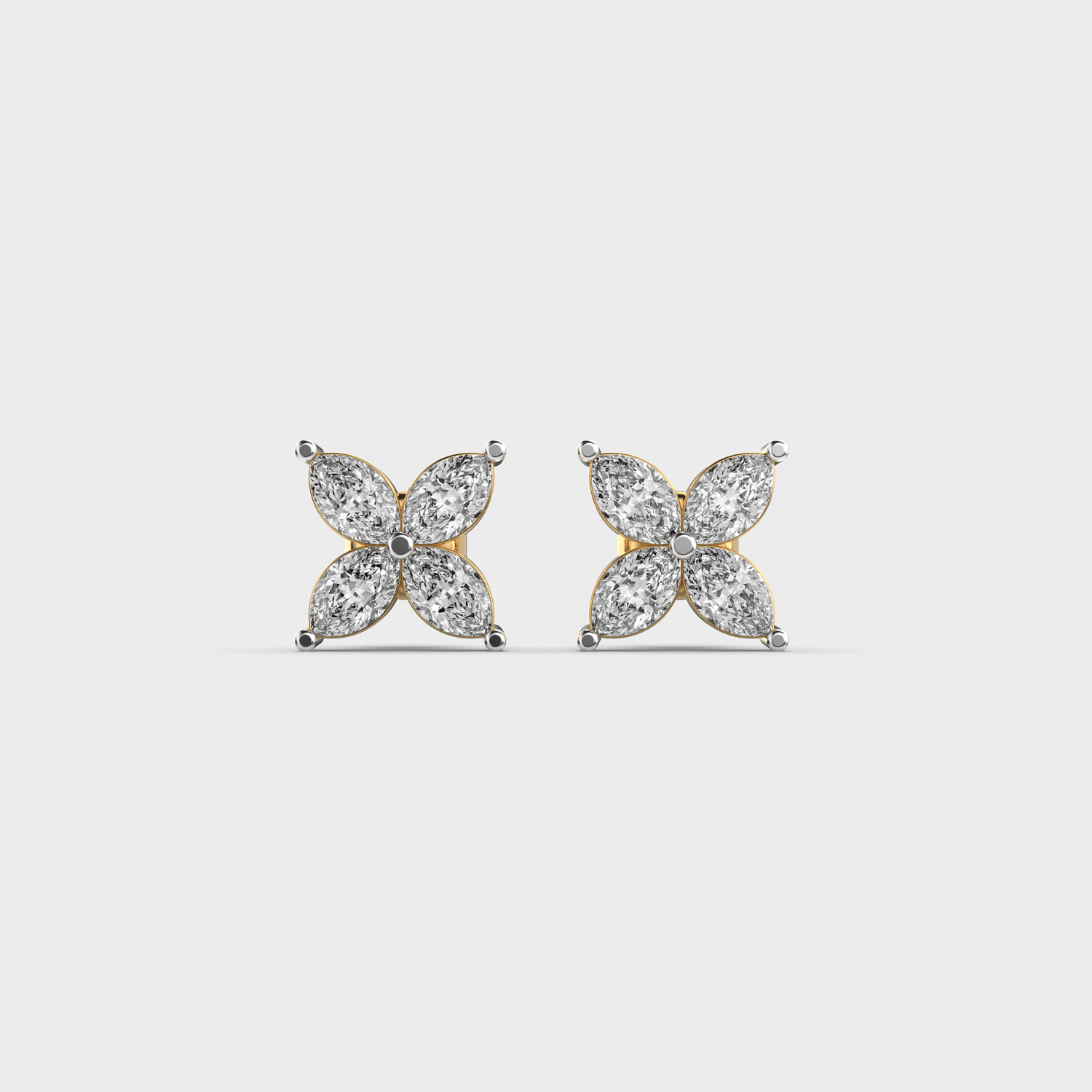 Floretta Beauty Diamond  Ear Studs