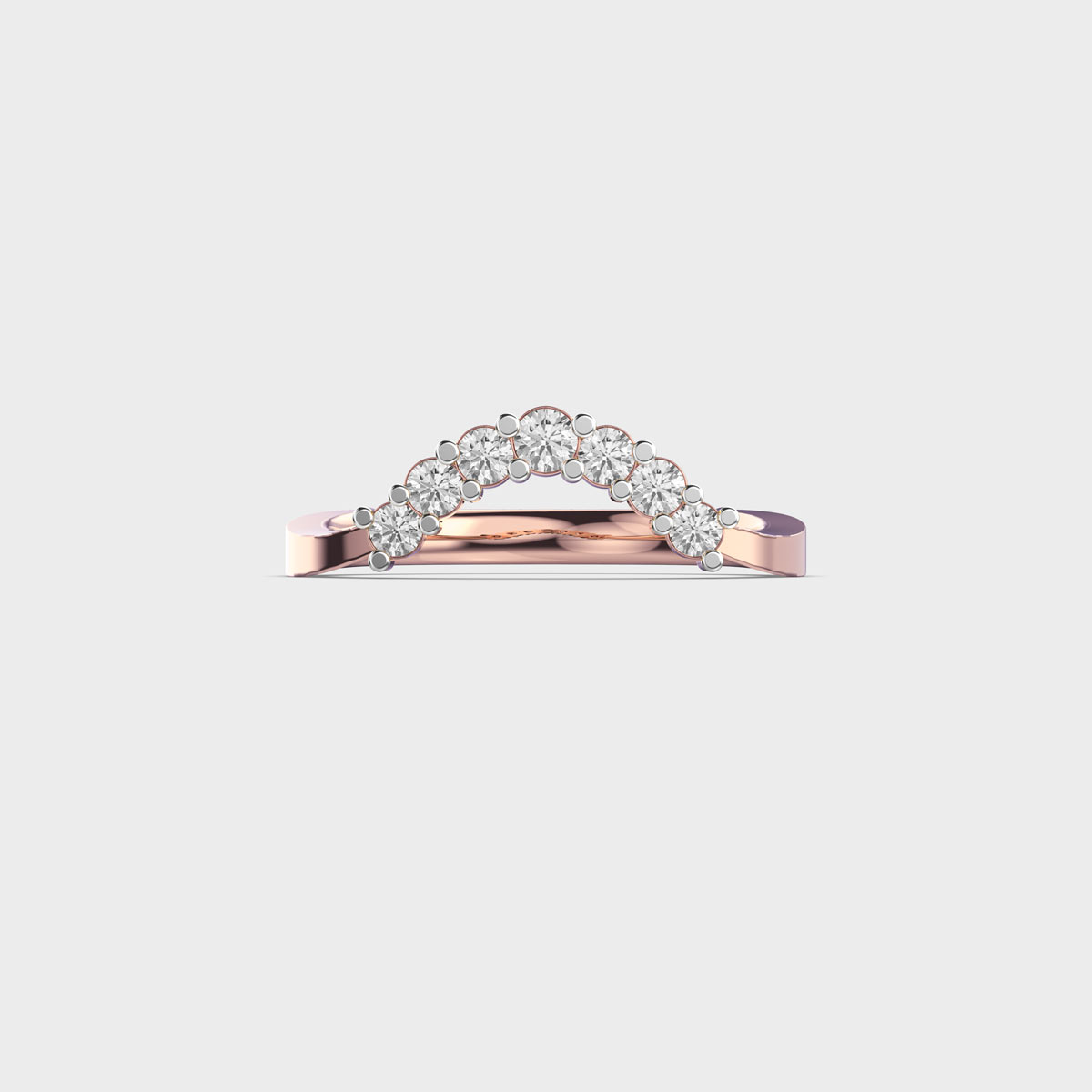 Soft Shine Diamond Accented Ring