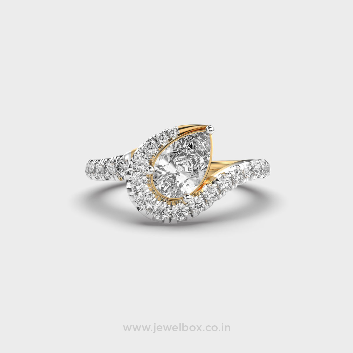 Lady Mary Pear Cut Diamond Ring